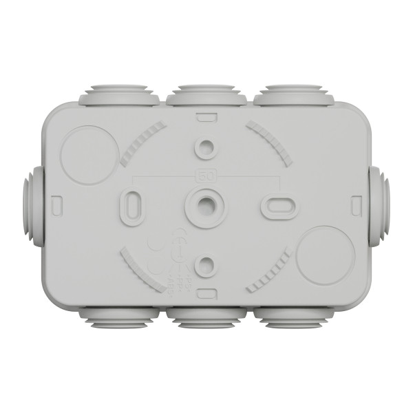 Boîte de dérivation 105x65x55 Schneider Mureva Box étanche 8 embouts Gris IP55