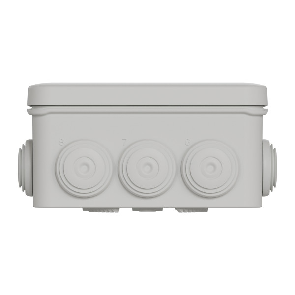 Boîte de dérivation 105x65x55 Schneider Mureva Box étanche 8 embouts Gris IP55