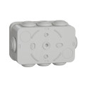 Boîte de dérivation 105x65x55 Schneider Mureva Box étanche 8 embouts Gris IP55