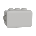 Boîte de dérivation 105x65x55 Schneider Mureva Box étanche 8 embouts Gris IP55