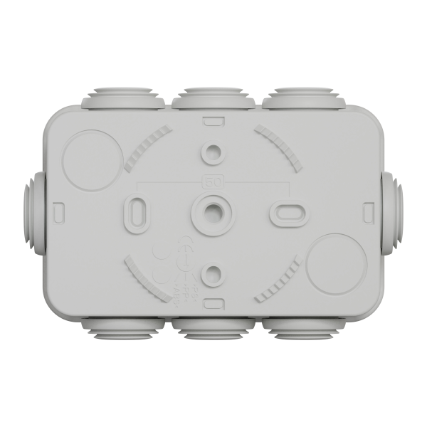 Boîte de dérivation 105x65x55 Schneider Mureva Box étanche 8 embouts Gris IP55