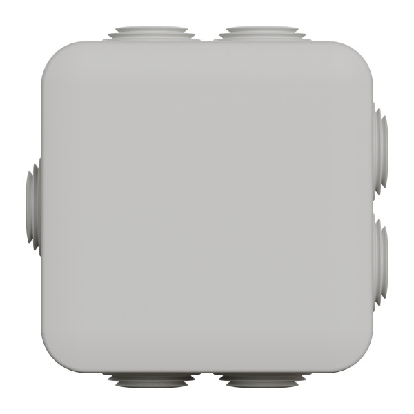 Boîte de Dérivation Grise IP55 avec Embouts 80x80x45 mm Mureva Box Schneider
