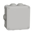 Boîte de Dérivation Grise IP55 avec Embouts 105x105x55 mm Mureva Box Schneider