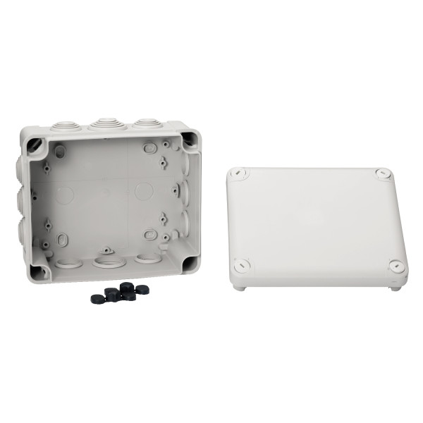 Boîte de dérivation 175x150x80 Schneider Mureva Box étanche 12 embouts Gris IP55 
