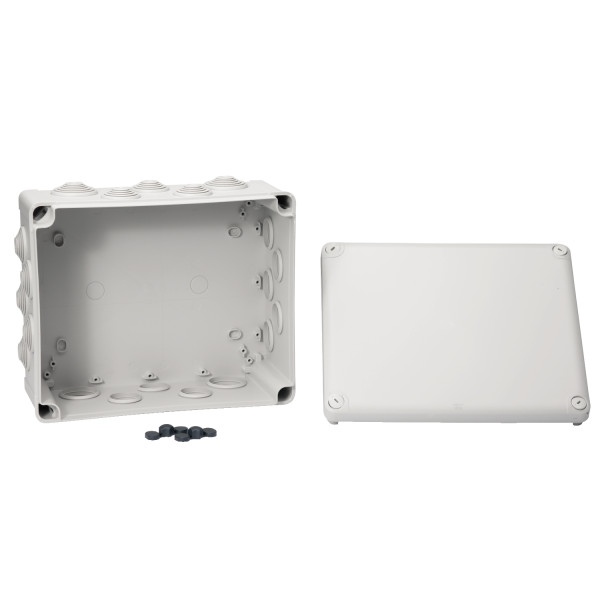 Boîte de dérivation 275x225x120 Schneider Mureva Box étanche 10 embouts Gris IP55