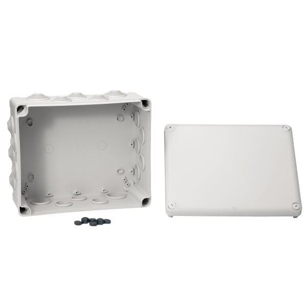Boîte de dérivation 275x225x120 Schneider Mureva Box étanche 10 embouts Gris IP55