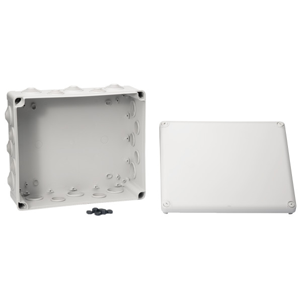 Boîte de dérivation 325x275x120 Schneider Mureva Box étanche 20 embouts Gris IP55