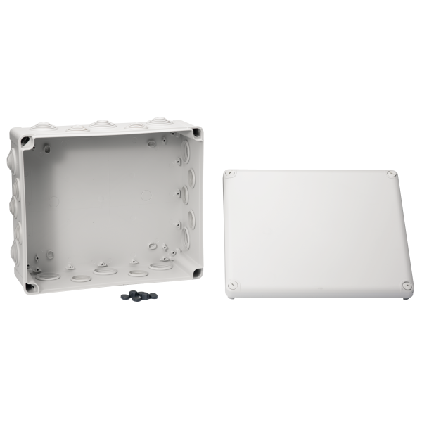 Boîte de dérivation 325x275x120 Schneider Mureva Box étanche 20 embouts Gris IP55