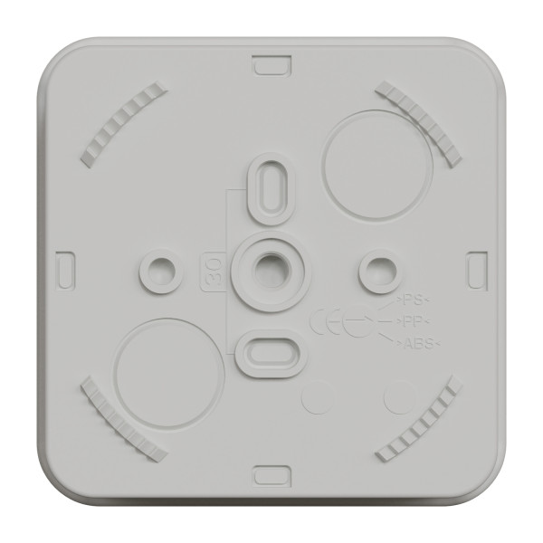 Boîte de dérivation 80x80x45 Schneider Mureva Box étanche faces lisses Gris couvercle clipsable