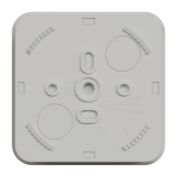 Boîte de dérivation 80x80x45 Schneider Mureva Box étanche faces lisses Gris couvercle clipsable