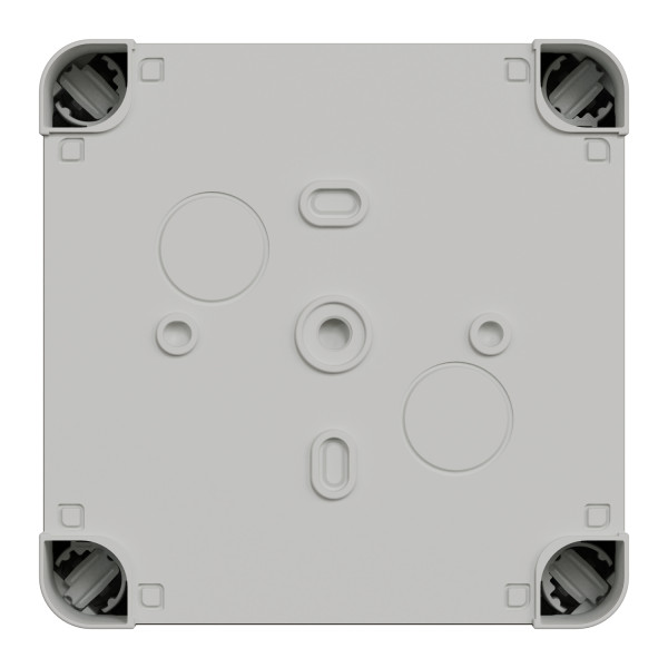 Boîte de dérivation 105x105x55 Schneider Mureva Box étanche faces lisses couvercle à vis Gris