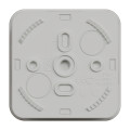 Boîte de dérivation 65x65x45 Schneider Mureva Box étanche 4 entrées défonçables pour PE Gris