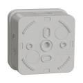 Boîte de dérivation 65x65x45 Schneider Mureva Box étanche 4 entrées défonçables pour PE Gris