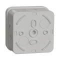 Boîte de dérivation 65x65x45 Schneider Mureva Box étanche 4 entrées défonçables pour PE Gris