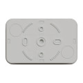 Boîte de dérivation 105x65x55 Schneider Mureva Box étanche 6 entrées défonçable pour PE Gris
