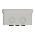 Boîte de dérivation 105x65x55 Schneider Mureva Box étanche 6 entrées défonçable pour PE Gris