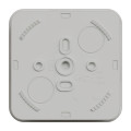 Boîte de dérivation 80x80x45 Schneider Mureva Box étanche 4 entrées défonçables pour PE Gris IP55