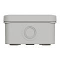 Boîte de dérivation 80x80x45 Schneider Mureva Box étanche 4 entrées défonçables pour PE Gris IP55