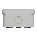 Boîte de dérivation 80x80x45 Schneider Mureva Box étanche 4 entrées défonçables pour PE Gris IP55