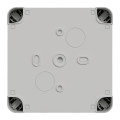 Boîte de dérivation 105x105x55 Schneider Mureva Box étanche 7 entrées défonçable pour PE Gris