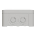 Boîte de dérivation 105x105x55 Schneider Mureva Box étanche 7 entrées défonçable pour PE Gris