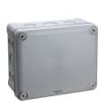 Boîte de dérivation 175x150x80 Schneider Mureva Box étanche 16 entrées défonçable pour PE Gris 