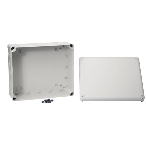 Boîte de dérivation 325x275x120 Schneider Mureva Box étanche 32 entrées défonçables pour PE Gris