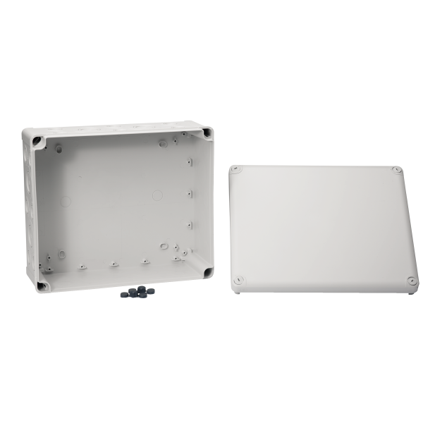 Boîte de dérivation 325x275x120 Schneider Mureva Box étanche 32 entrées défonçables pour PE Gris