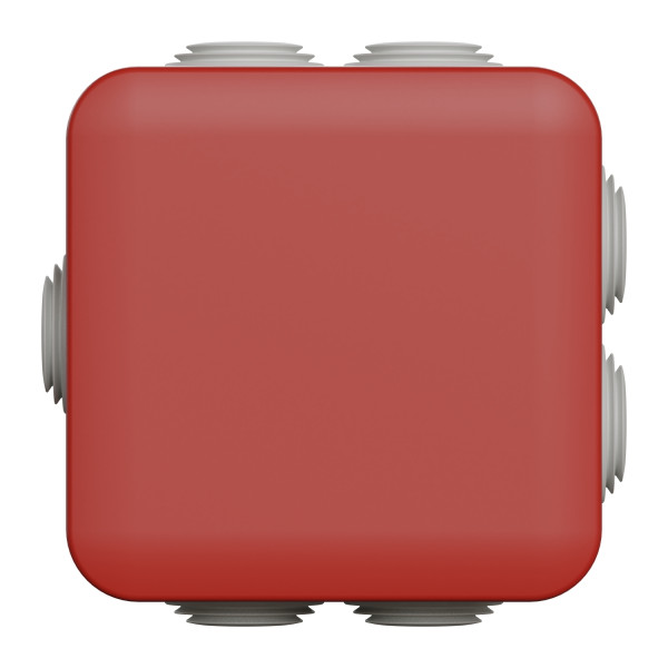 Boite de dérivation Schneider Mureva Box rouge+ embt 80x80x45
