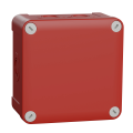 Boîte de dérivation Schneider Mureva Box rouge - 105x105