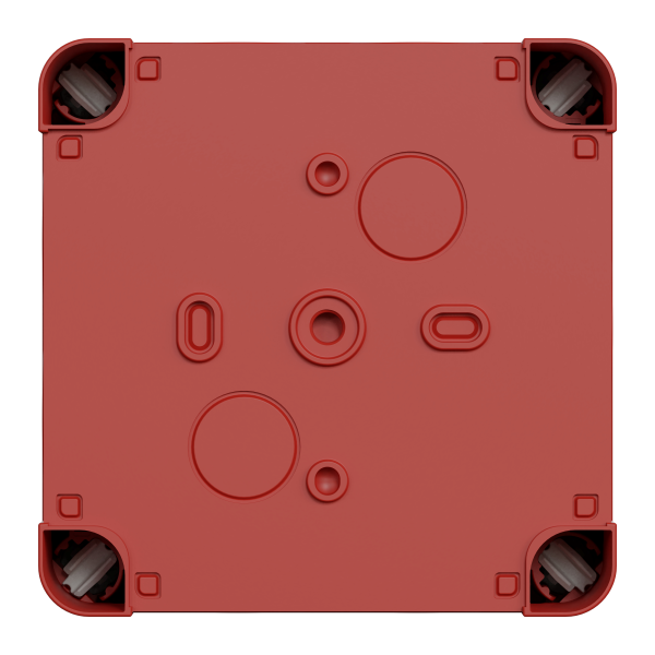 Boîte de dérivation 105x105x55 Schneider Mureva Box étanche 13 entrées Rouge IP55