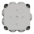 Boîte de dérivation 105x105x55 Schneider Mureva Box étanche 7 entrées avec borniers à vis Gris IP55 