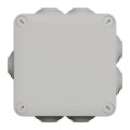 Boite de dérivation Schneider Mureva Box IP55 + embouts + bornier 105x105x55, gris