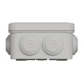 Boîte de dérivation 80x80x45 Schneider Mureva Box étanche 7 entrées couvercle clipsable gris