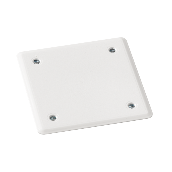 Modulo, couvercle blanc 100x100 pour boite de dérivation
