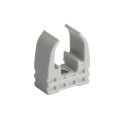 Clips à tube diamètre 20 Schneider Mureva Fix standard pour conduit gris 