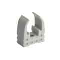 Clips à tube diamètre 20 Schneider Mureva Fix standard pour conduit gris 