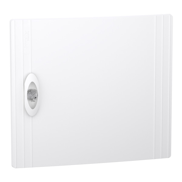 Prismaset xs - porte pleine ral9003 pour coffret encastré 1 rangée 13 modules