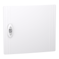 Prismaset xs - porte pleine ral9003 pour coffret encastré 1 rangée 13 modules