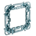 Support de fixation 2 modules Schneider Unica sans griffe 1 poste entraxe 71mm