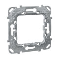 Support de fixation 2 modules Schneider Unica sans griffe 1 poste entraxe 71mm
