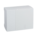 Mini Pragma - mini coffret en saillie - 1x6 mod. - portillon opaque blanc - bornier de Terre