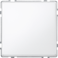 Obturateur avec enjoliveur, blanc