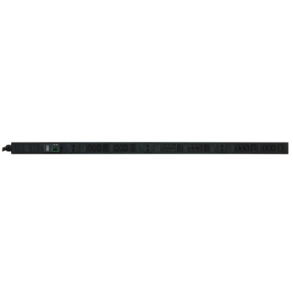 Easy pdu - mesuré - zero u - 22 kw 230v - (18) c13 & (6) c19 - iec309