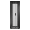 Baie easyrack 800mm/48u/1000mm avec toit, sans panneau latéral, roulettes, noir