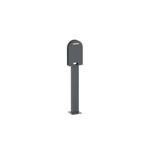 Evlink pro ac - pied métal pour deux bornes de charge - ik 10
