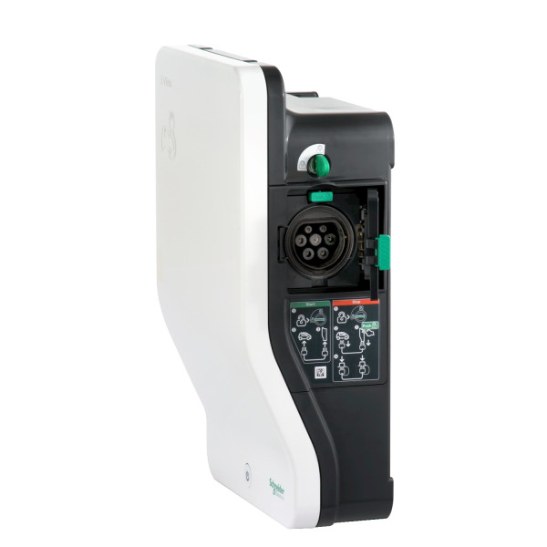 Borne de recharge 7kW  Evlink Wallbox Schneider - 32A Monophasé - IP54 - 1 Prise T2S -  Clé IEC