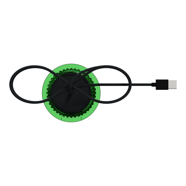 Unica system+ - bloc chargeur sans fil à encastrer xs - 5w qi ip44 - 2m - anth