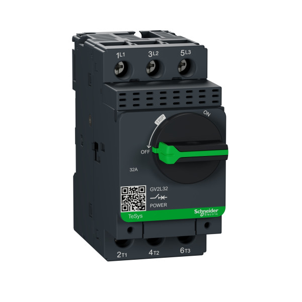 Schneider Electric Disjoncteur Moteur Gv2L 32 A 3P 3D Déclencheur Magnétique