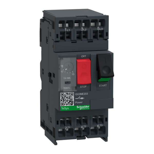 Schneider Electric Disjoncteur Moteur Gv2Me 13 à 18 A 3P 3D Déclencheur Magnétothermique